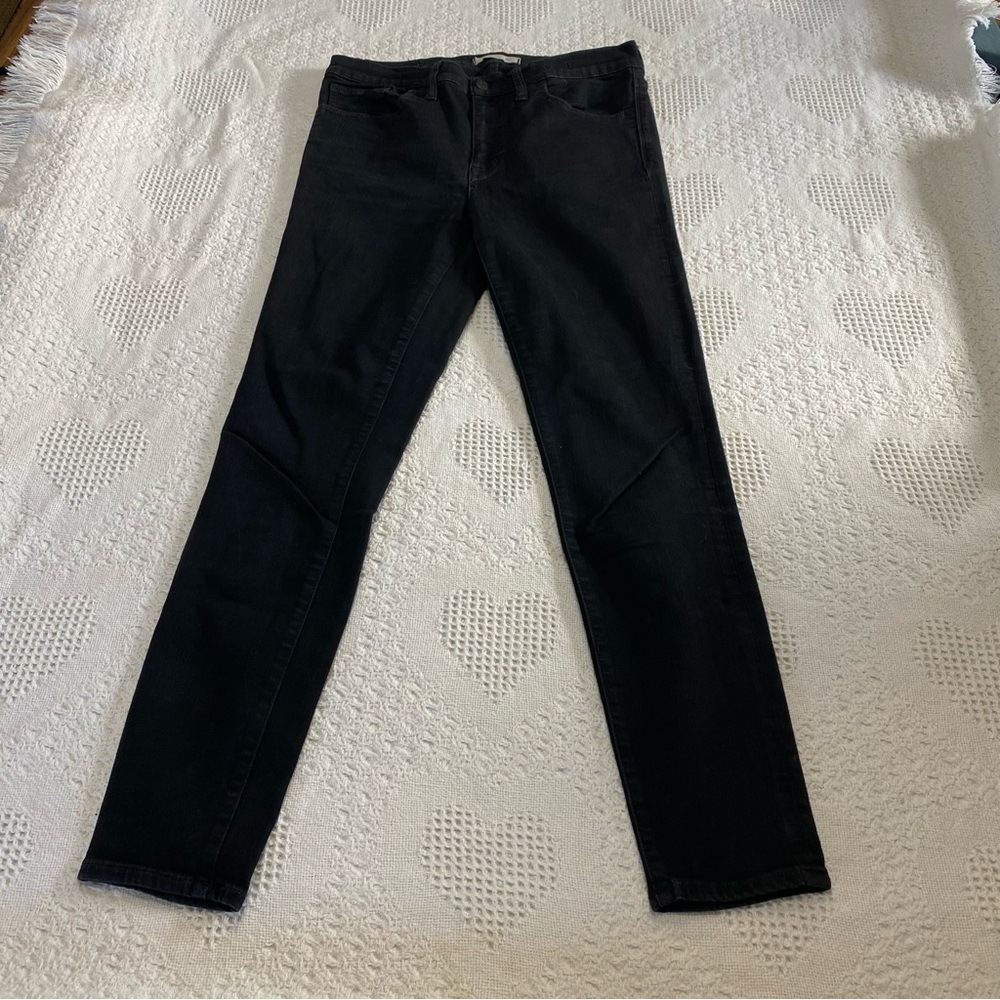 Madewell “Roadtripper” Black Skinny Jeans (29)